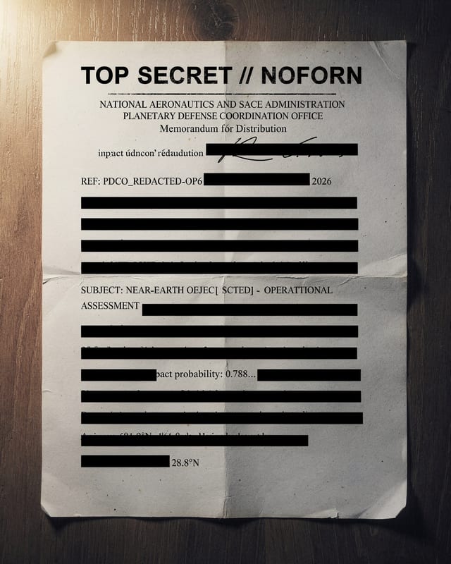 Redacted government memo